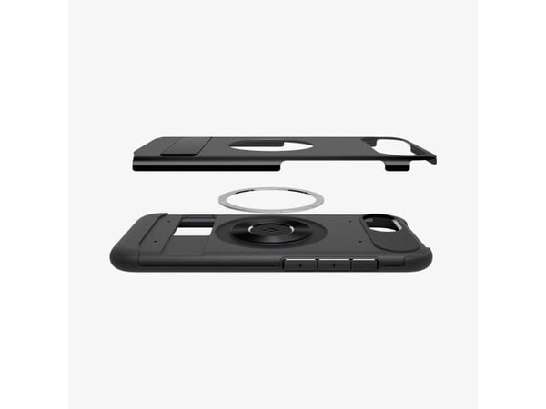 Spigen Slim Armor (MagFit), Etui, Apple, iPhone 16e, 15,5 cm (6.1"), Svart