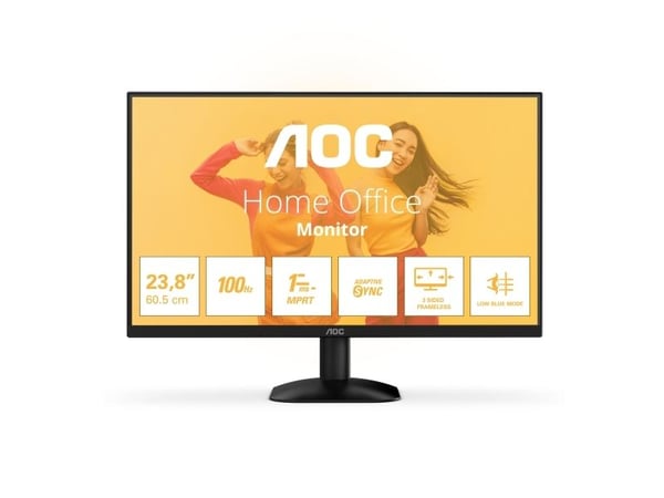 AOC B3 24B35HM2, 60,5 cm (23.8"), 1920 x 1080 piksler, Full HD, LED, 4 ms, Svart