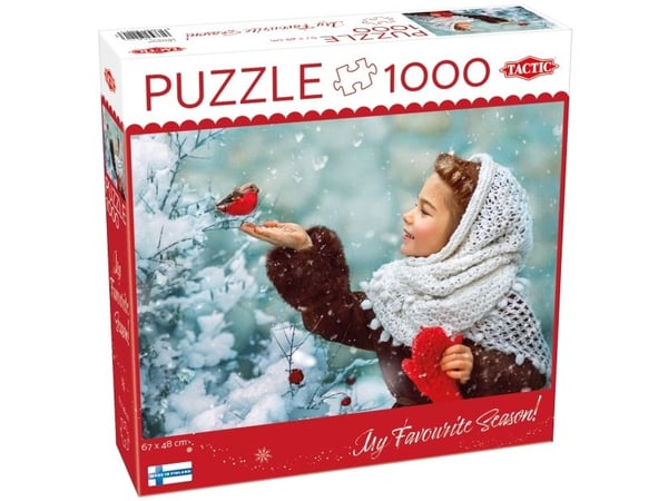 Tactic Puzzle 1000 stk. - Jenta med den røde hansken