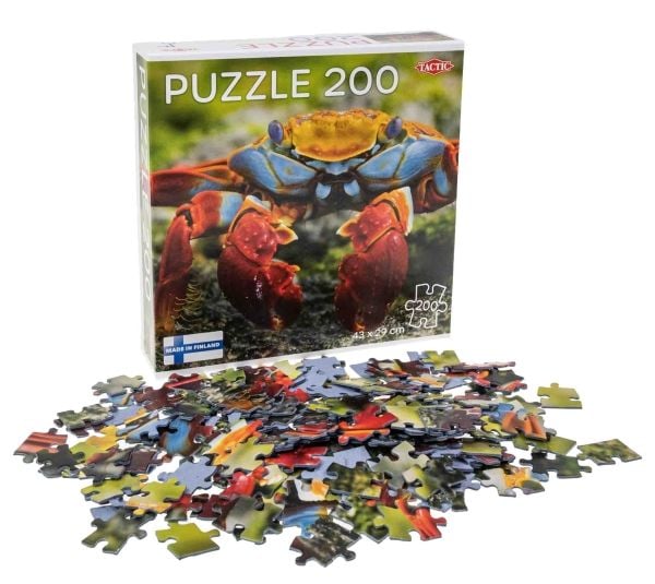 Tactic puslespill fargerik krabbe 200 brikker
