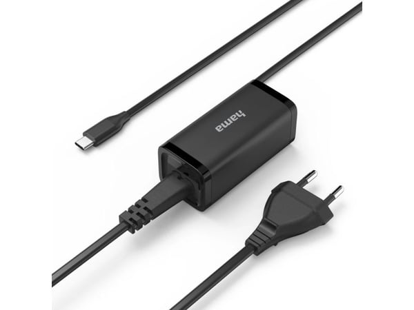 Hama 00200022, Kannettava tietokone, Sisä- ja ulkotila, 100 - 240 V, 45 W, 3.3 - 21 V, USB-to-DC