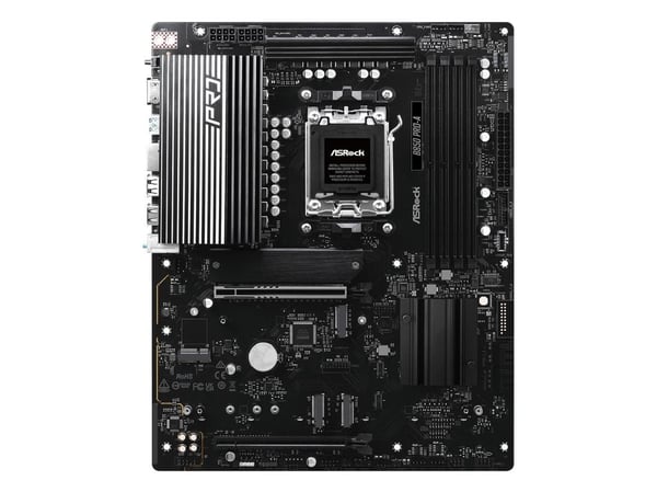ASRock B850 Pro-A - Hovedkort - ATX - Socket AM5 - AMD B850 Chipset - USB-C 3.2 Gen 2x2, USB-C 3.2 Gen 1, USB 3.2 Gen 1, USB-C 3.2 Gen2 - 2.5 Gigab...