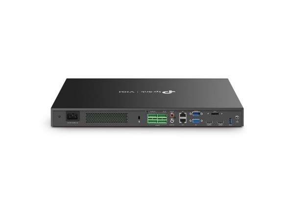 TP-Link VIGI NVR4016H, 16 kanaler, 3840 x 2160 piksler, 16 kanaler, 720p, 1080p, 3840x2160/30Hz, 1920x1080/60Hz, 1680x1050/60Hz, 1440x900/60Hz, 128...