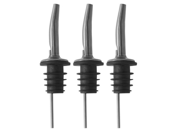 Lurch 00240786, Väkevä alkoholijuoma, Muovi, Ruostumaton teräs, musta, Ruostumaton teräs, 2,9 cm, 117 mm, 3 kpl