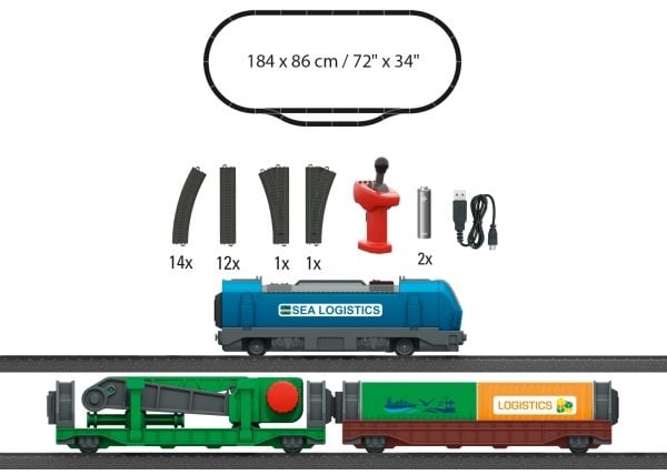 Märklin 29349, Tog- og skinnesett, 3 år, Flerfarget