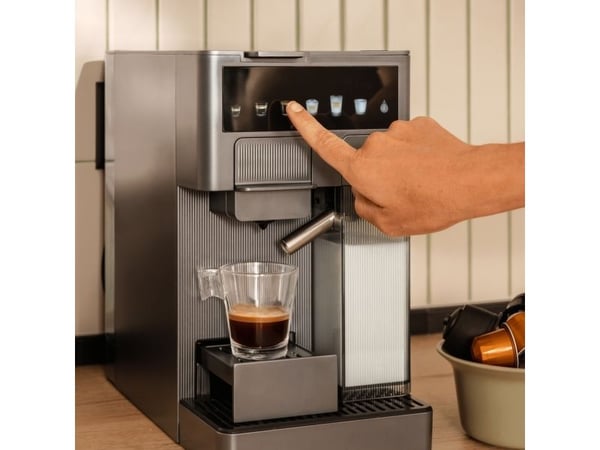 Cecotec FreeStyle Latte T, Espressomaskine, 1,6 L, Kaffekapsel, Malet kaffe, 1350 W, Grå