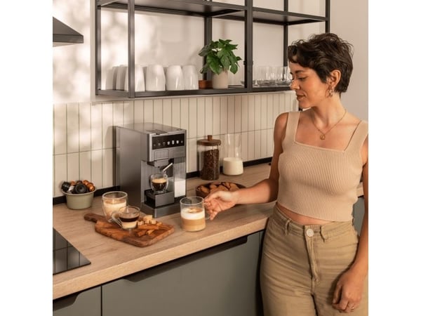Cecotec FreeStyle Latte T, Espressomaskine, 1,6 L, Kaffekapsel, Malet kaffe, 1350 W, Grå