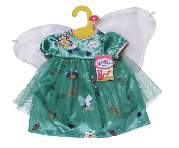 BABY born Fairy Dress with Wings 43cm, Dukke kjole, 3 år