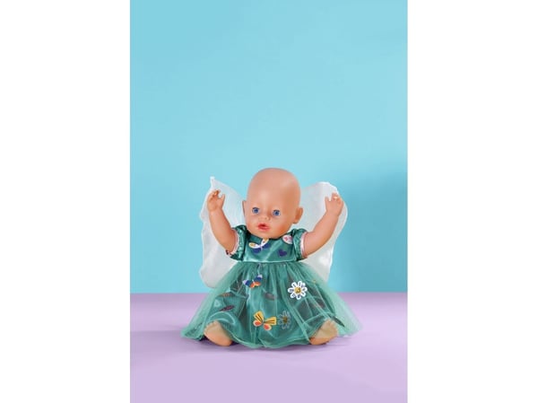 BABY born Fairy Dress with Wings 43cm, Dukke kjole, 3 år