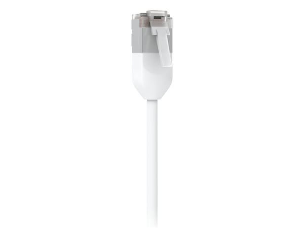 Ubiquiti UniFi - Koblingskabel - RJ-45 (hann) til RJ-45 (hann) - 8 m - 3.5 mm - skjermet - CAT 6a - med støvel, utendørs, robust - hvit