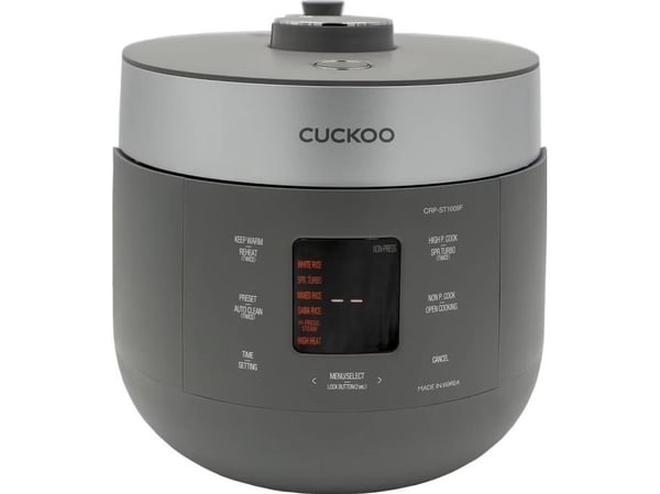 Cuckoo CRP-ST1009F, Grå, 1,8 l, LCD, Knapper, Rotasjon, Berøringskontroll, 1150 W, 220 - 240 V