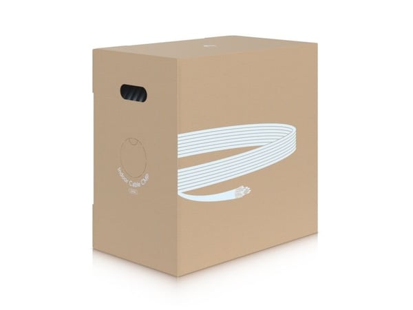 Ubiquiti UniFi - Irtokaapeli - eristämätön johto - 305 m - 6,6 mm - UTP - CAT 6a - sisätiloissa - valkoinen
