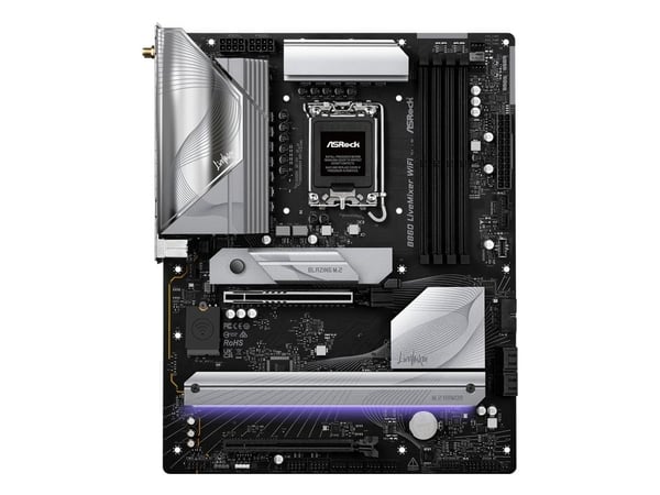 ASRock B860 LIVEMIXER WIFI - Hovedkort - ATX - LGA1851-sokkel - B860 Chipset - USB4, USB-C 3.2 Gen2, USB 3.2 Gen 2, USB 3.2 Gen 1 - 2.5 Gigabit LAN...