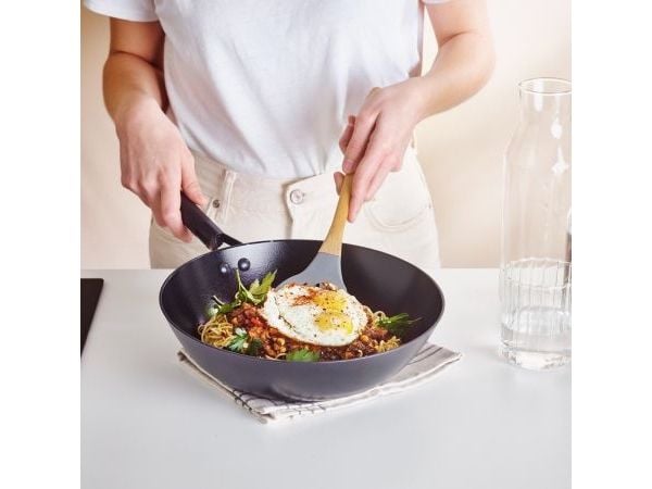 Brabantia 239045, Rund, Wok-/stekepanne, Sort, Keramisk, 200 °C, Strykejern