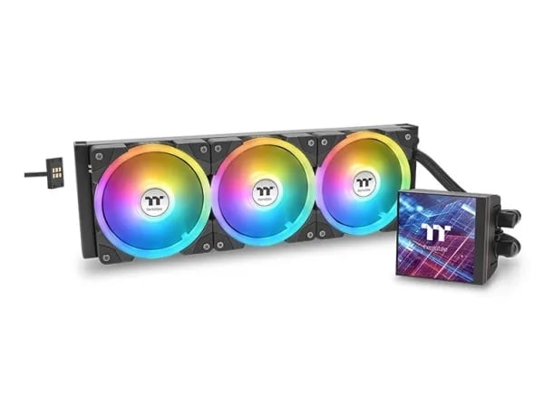 Thermaltake MAGFloe 360 Ultra ARGB Sync - Væskekjølesystem for prosessor - Radiatorstørrelse: 360 mm - (for: AM4, AM5, LGA1851, LGA1700, LGA1200, L...