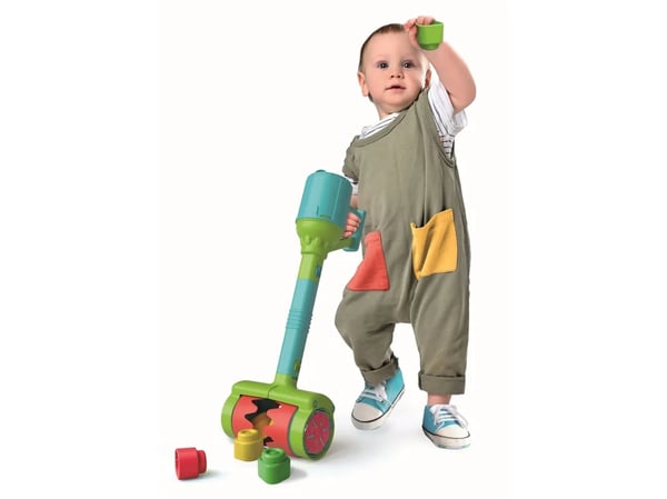 Clementoni Clemmy Soft Vacuum Cleaner, Byggesett, 1 år, 6 stykker, 110 g