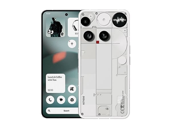 Nothing Phone (3), 16,9 cm (6.67"), 16 GB, 512 GB, 50 MP, Android 15, Hvit
