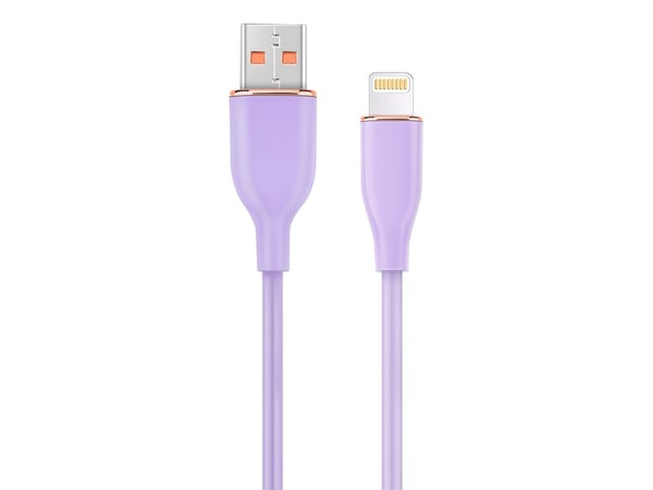 Cablexpert Premium - Lightning-kabel - USB hann til Lightning hann - 1.5 m - fiolett - formstøpt, data & lading