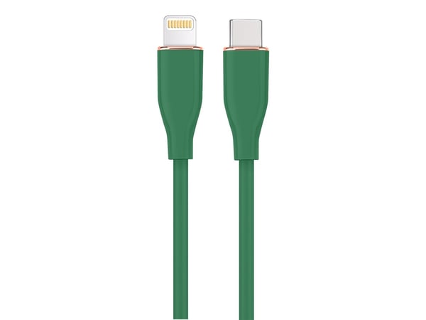 Cablexpert Premium - Lightning-kabel - USB-C hann til Lightning hann - 1.5 m - midnattgrønn - formstøpt, data & lading