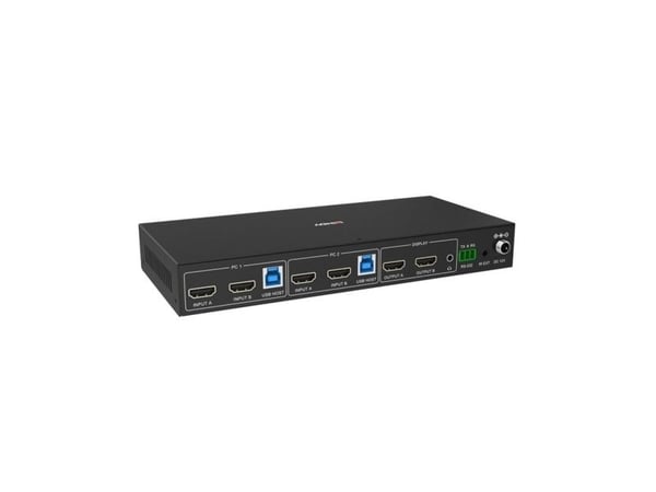 ATEN LINDY 2-port Dual Head HDMI 4K60, USB3.0 KVM-bryter