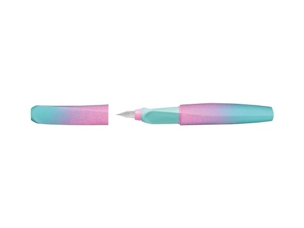 Pelikan 826167, Mynte, Rosa, Fyllesystem med patron, Blå, Rustfritt stål, Ambidekstriøs, 1 stykker