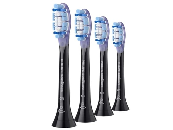 Philips Premium Gum Care HX9054/88 Harjaspääpakkaus, 4 kpl, 4 kpl, musta, 3 kuukautta, Pehmeä, 62000 liikettä minuutissa, Philips