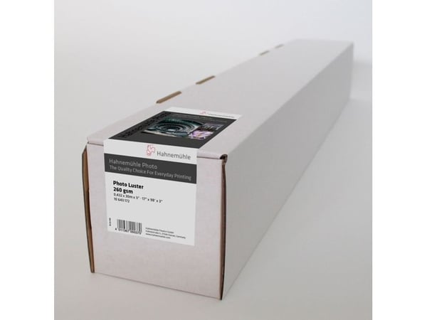 Hahnemühle Photo Luster 260, Smooth (glatt), 260 g/m², Blekkdyse, Hvit, Harpiks, 43,2 cm