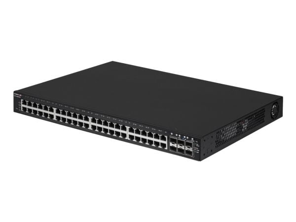 Edimax Pro IGS-5654PLX - Switch - industrial, Surveillance, VLAN, PoE+, Web, Smart - smart - 48 x 10/100/1000 (PoE+) + 6 x SFP+ (opplenke) - rackmo...