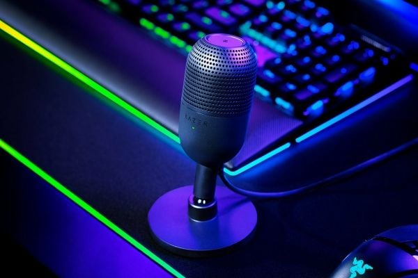 Razer Seiren V3 Mini, Bordmikrofon, 110 dB, 20 - 20000 Hz, 24 bit, 96 kHz, -36 mV/Pa
