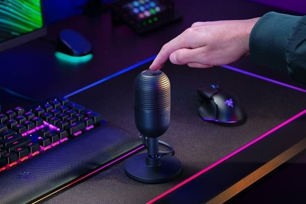 Razer Seiren V3 Mini, Bordmikrofon, 110 dB, 20 - 20000 Hz, 24 bit, 96 kHz, -36 mV/Pa