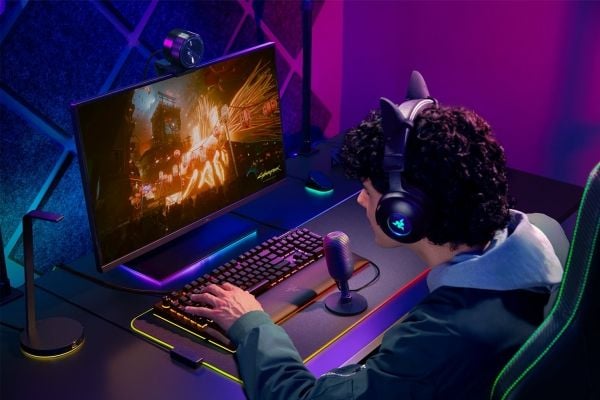 Razer Seiren V3 Mini, Bordmikrofon, 110 dB, 20 - 20000 Hz, 24 bit, 96 kHz, -36 mV/Pa