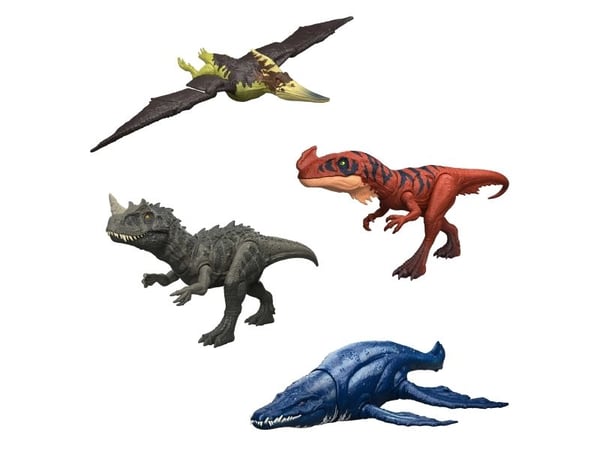 Jurassic World WILD ROAR Afrovenator, 4 år, Flerfarget, Plast