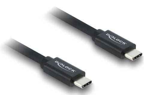 Delock Koaxiales USB 40 Gbps Kabel USB PD 3.1 240 W 1 m