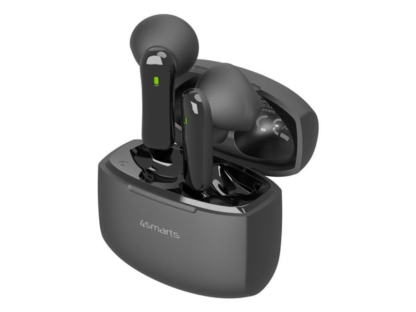 4smarts SkyBuds Air, True Wireless Stereo (TWS), Samtale/Musikk/Sport/Hverdag, 40 g, Hodesett, Svart