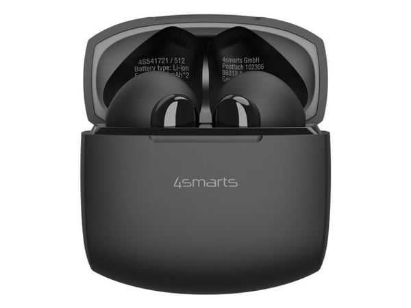 4smarts SkyBuds Air, True Wireless Stereo (TWS), Samtale/Musikk/Sport/Hverdag, 40 g, Hodesett, Svart
