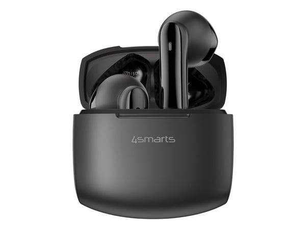 4smarts SkyBuds Air, True Wireless Stereo (TWS), Samtale/Musikk/Sport/Hverdag, 40 g, Hodesett, Svart