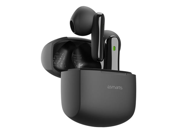 4smarts SkyBuds Air, True Wireless Stereo (TWS), Samtale/Musikk/Sport/Hverdag, 40 g, Hodesett, Svart