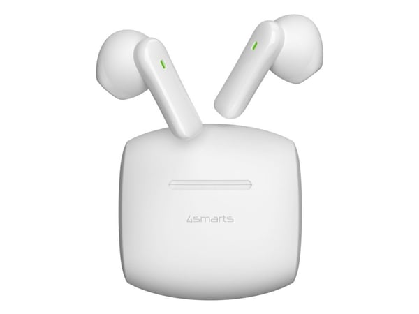 4smarts SkyBuds Air, True Wireless Stereo (TWS), Samtale/Musikk/Sport/Hverdag, 40 g, Hodesett, Hvit
