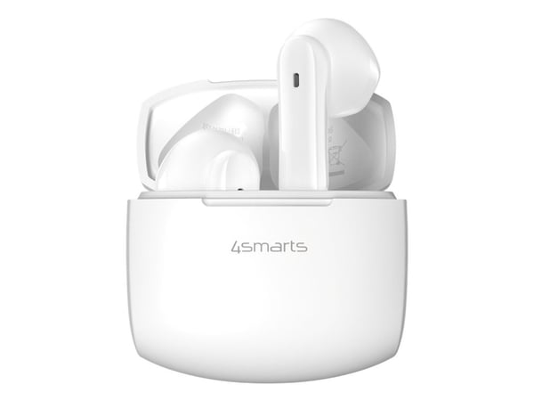 4smarts SkyBuds Air, True Wireless Stereo (TWS), Samtale/Musikk/Sport/Hverdag, 40 g, Hodesett, Hvit