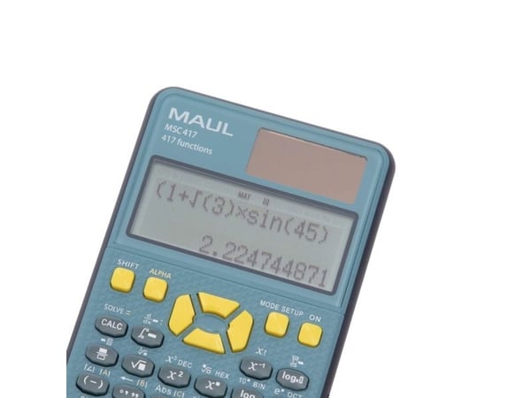 MAUL MSC 417, Lomme, Vitenskaplig, Batteri, Svart, Blå