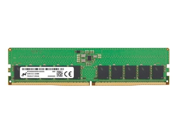 Micron - DDR5 - modul - 16 GB - DIMM 288-pin - 5600 MHz / PC5-44800 - CL46 - 1.1 V - ikke-bufret - ECC