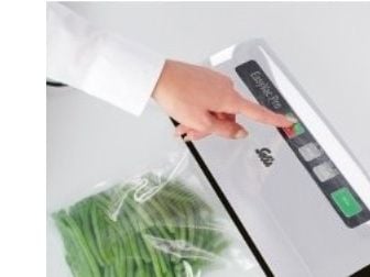 Solis Easy Vac Pro 569, Svart, Sølv, 800 mbar, 120 W, 1,45 kg, 365 x 142 x 70 mm, 10 mm