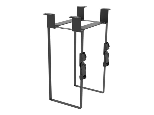 Axessline LiftFix - Holder for systemenhet (horisontal / vertikal) - monterbar under skrivebord - svart