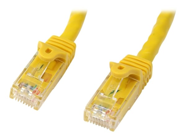 Startech 3m CAT6 Ethernet Cable, 10 Gigabit Snagless RJ45 650MHz 100W PoE Patch Cord, CAT 6 10GbE UTP Network Cable w/Strain Relief, Yellow, Wiring...