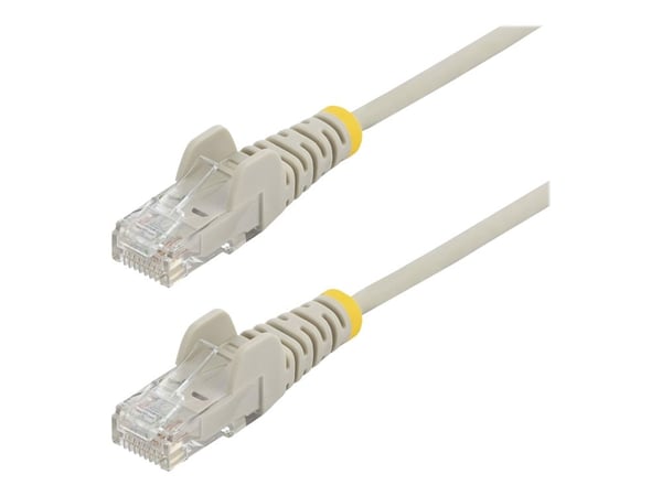 Startech 1.5m Slim LSZH CAT6 Ethernet Cable, 10 Gigabit Snagless RJ45 100W PoE Patch Cord, CAT 6 10GbE UTP Network Cable w/Strain Relief, Grey, ETL...