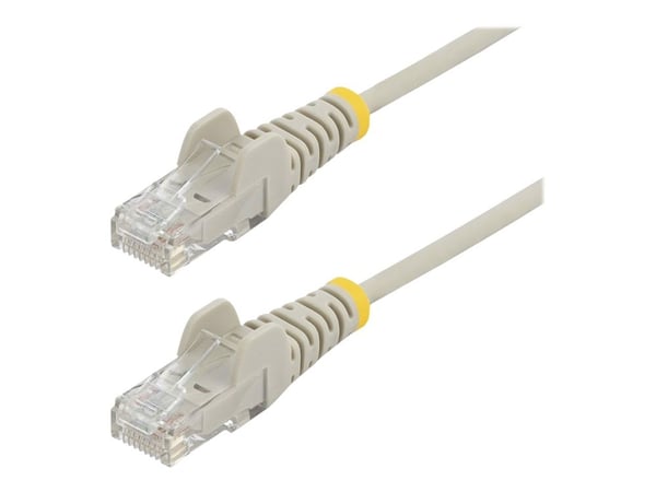 Startech 50cm Slim LSZH CAT6 Ethernet Cable, 10 Gigabit Snagless RJ45 100W PoE Patch Cord, CAT 6 10GbE UTP Network Cable w/Strain Relief, Grey, ETL...