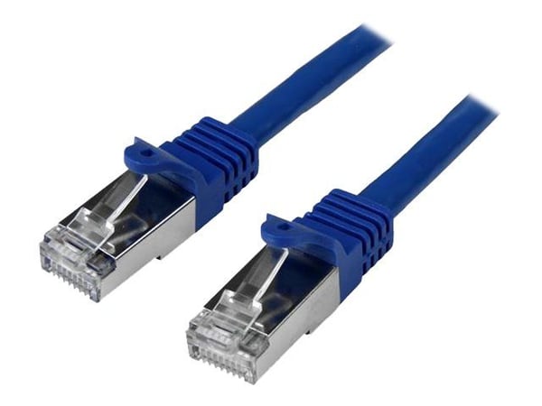 Startech 5m CAT6 Ethernet Cable, 10 Gigabit Shielded Snagless RJ45 100W PoE Patch Cord, CAT 6 10GbE SFTP Network Cable w/Strain Relief, Blue, Wirin...