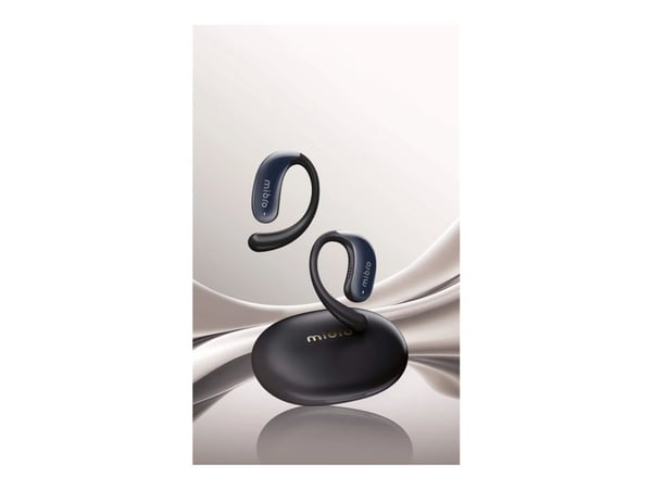 Mibro OpenEar - True wireless-hodetelefoner med mikrofon - åpent øre - over-øret-montering - Bluetooth - svart