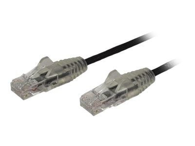 Startech 1m Slim LSZH CAT6 Ethernet Cable, 10 Gigabit Snagless RJ45 100W PoE Patch Cord, CAT 6 10GbE UTP Network Cable w/Strain Relief, Black, ETL,...