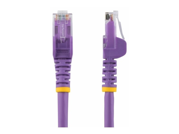 StarTech.com 1.5m CAT6 Ethernet-kaapeli, 10 Gigabit Snagless RJ45 650MHz 100W PoE Patch Cord, CAT 6 10GbE UTP Network Cable w/Strain Relief, Purple...